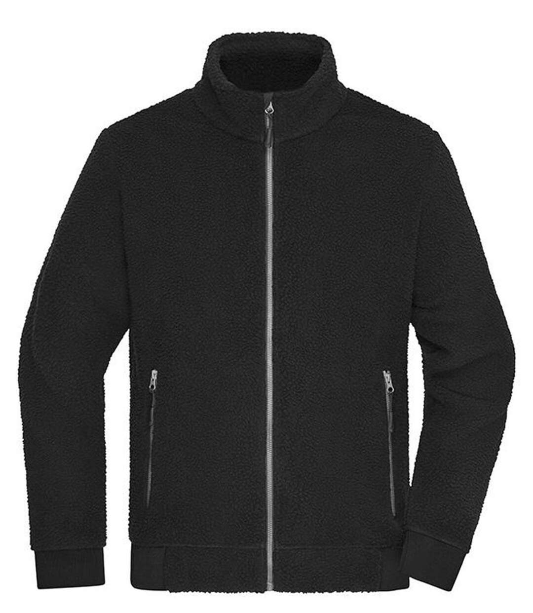 Veste polaire sherpa de travail - Unisexe - JN1862 - noir