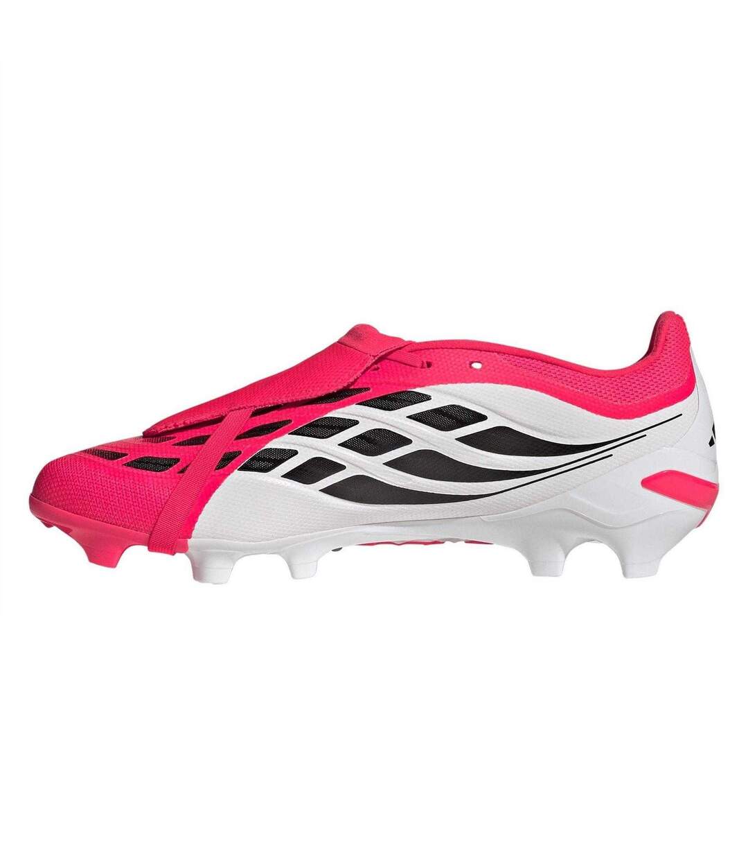 Chaussures De Foot Pour Terrain Ferme Predator Adulte Rouge Blanc Adidas-2