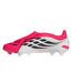 Chaussures De Foot Pour Terrain Ferme Predator Adulte Rouge Blanc Adidas-2