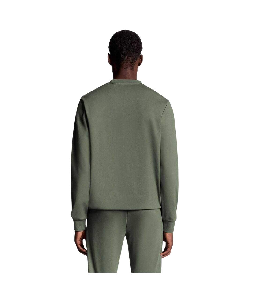 Mens Lightweight Sports Sweatshirt Green Lyle & Scott-3
