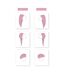 Kit Serviette & Charlotte Cheveux 60cm Rose-4