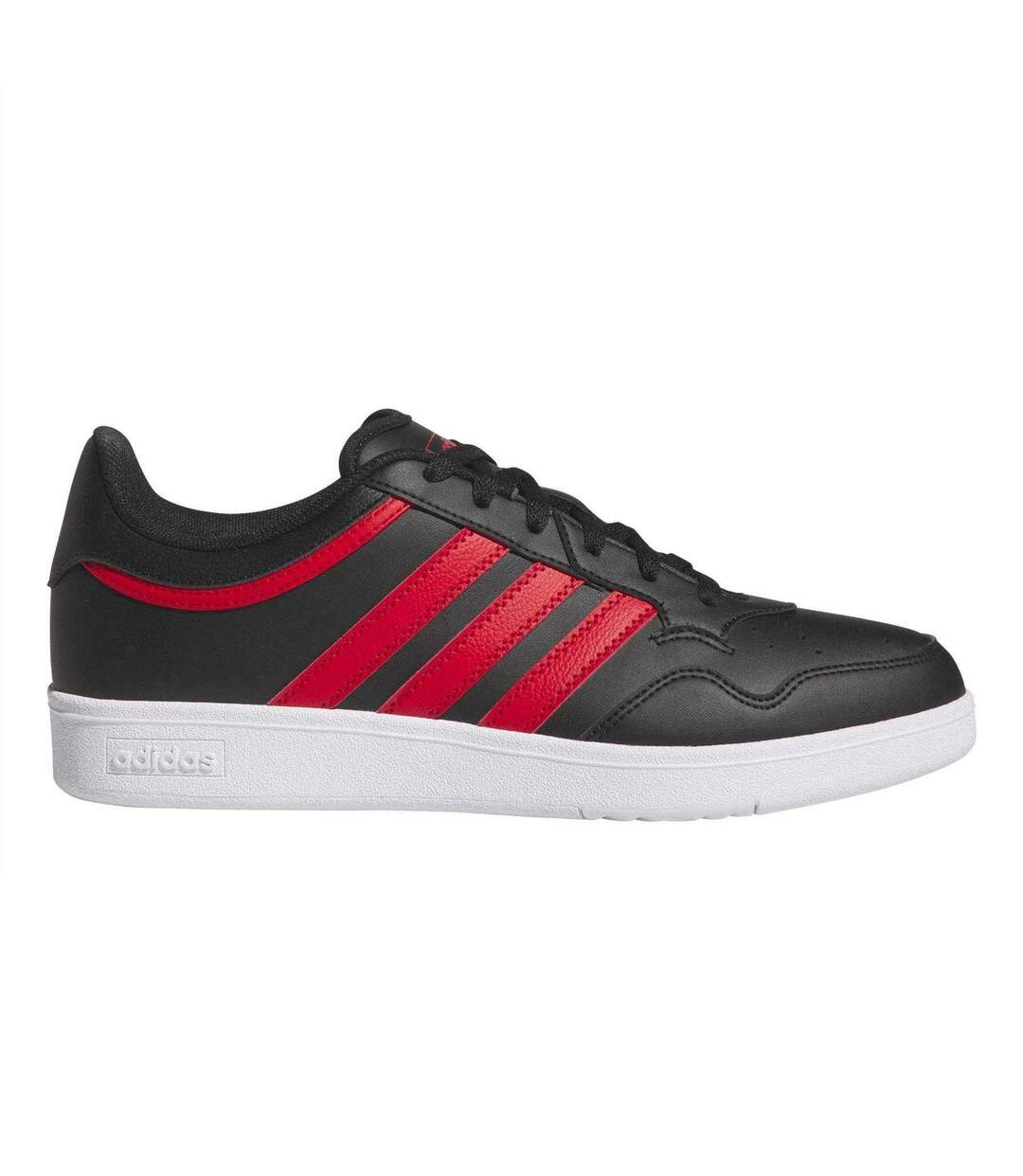 Womens/ladies Hoops 4.0 Flat Trainers Core Black Adidas-4