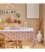 Nappe Antitache Imprimé Océania 150x300cm Terracotta-3