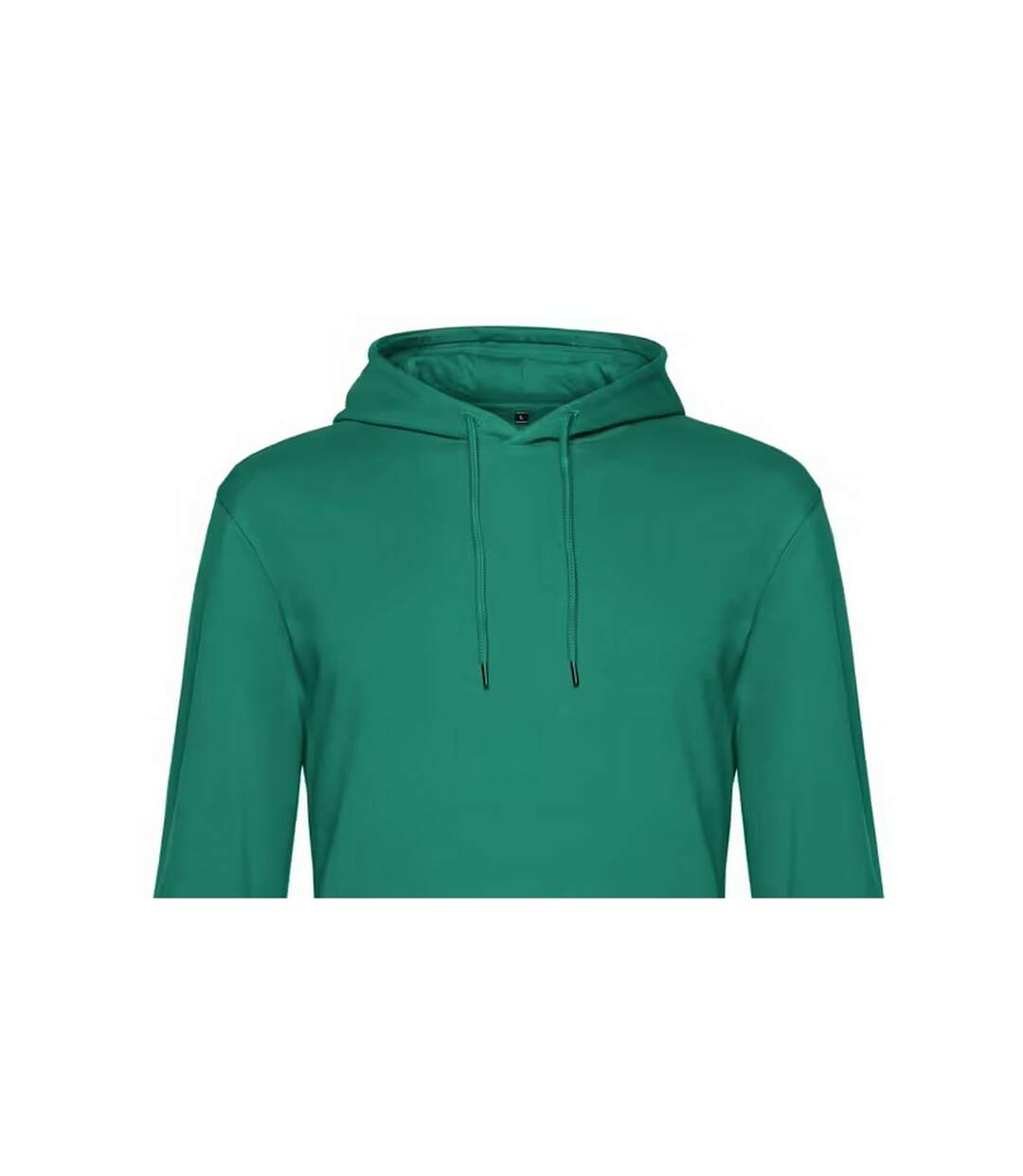 Sweat À Capuche Motif/style Uni Homme Vert Kelly B&C-2