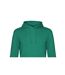 Sweat À Capuche Motif/style Uni Homme Vert Kelly B&C-2