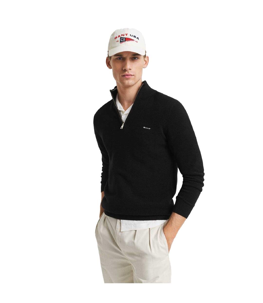 Polaire Homme Noir Gant-2