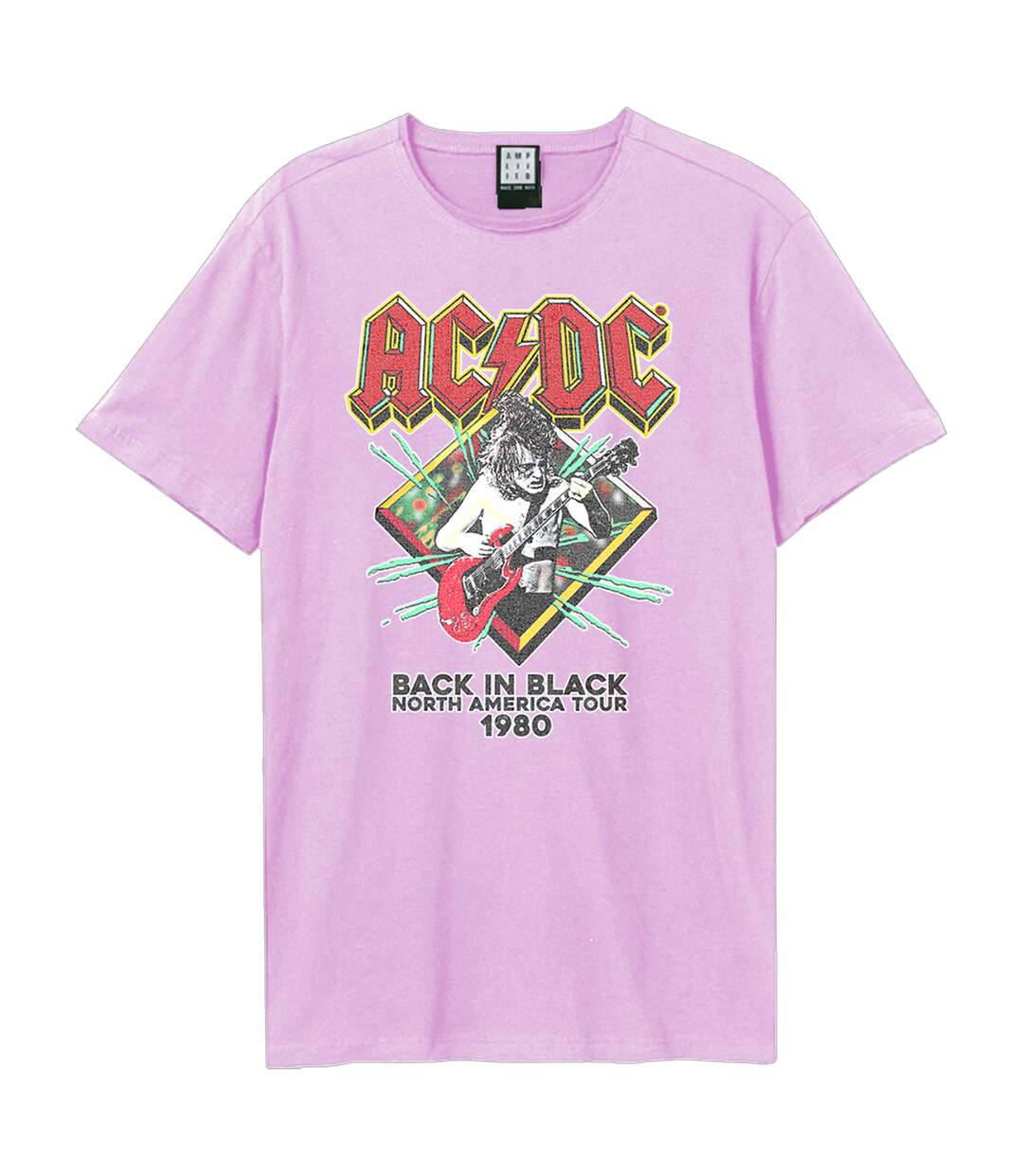 T-shirt North America Tour Adulte Rose Amplified-1