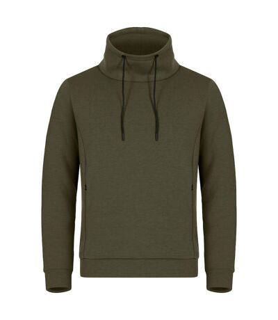 Sweat À Capuche Hobart Homme Vert Kaki Clique