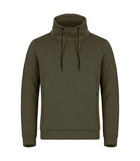 Sweat À Capuche Hobart Homme Vert Kaki Clique