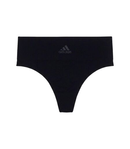 Pack Of 2  Womens/ladies Stretch Seamless Thong  Black Beige Adidas