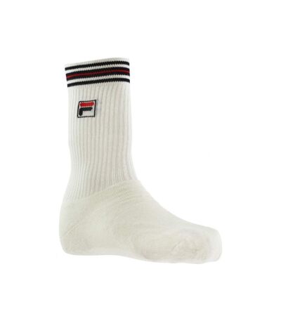 FILA Chaussettes Homme Coton VINTAGE Blanc