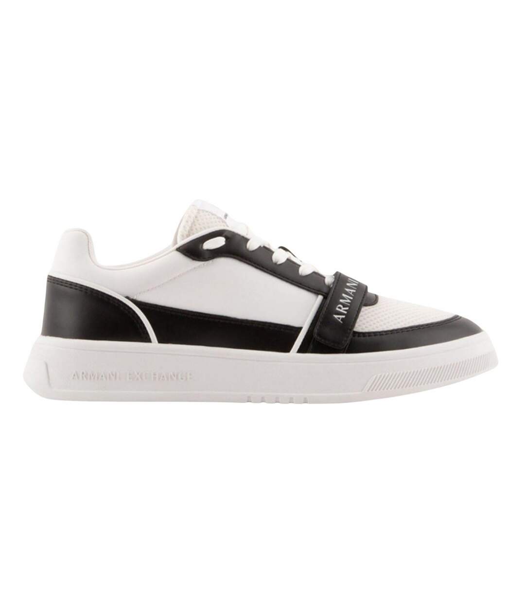 Baskets Homme Blanc Noir Armani Exchange-3