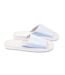 OZABI-Pantoufle Mule Femme Pack 2 Paires Tissu Gaufre Bout Ouvert-4