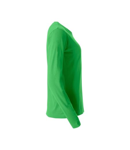 T-shirt Basic Femme Vert Pomme Clique