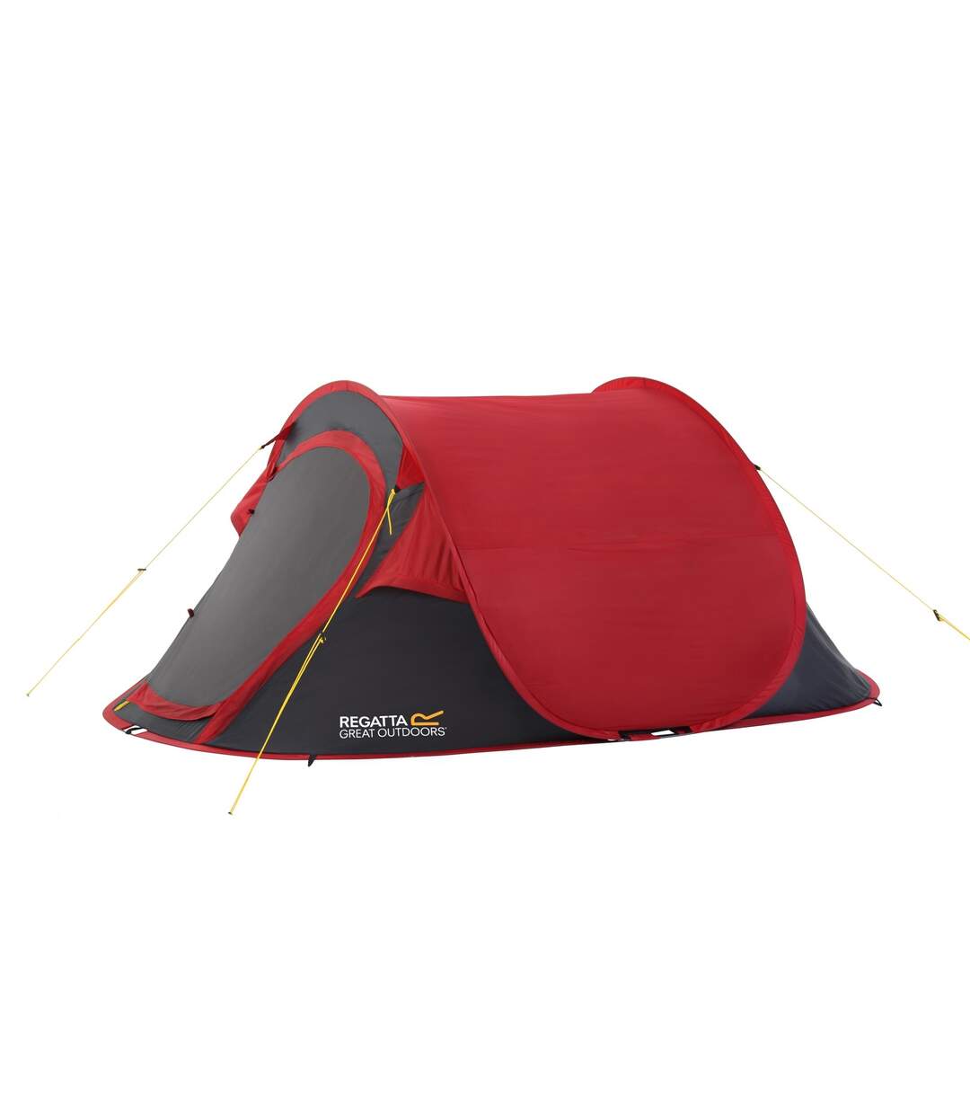 Regatta Great Outdoors Malawi 2 Man Pop Up Tent (One Size) (Pepper/Seal Grey) - UTRG495-1