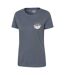 T-shirt Motif/style Anneaux De Croissance D´un Arbre Fort William Femme Bleu Foncé Mountain Warehouse-3
