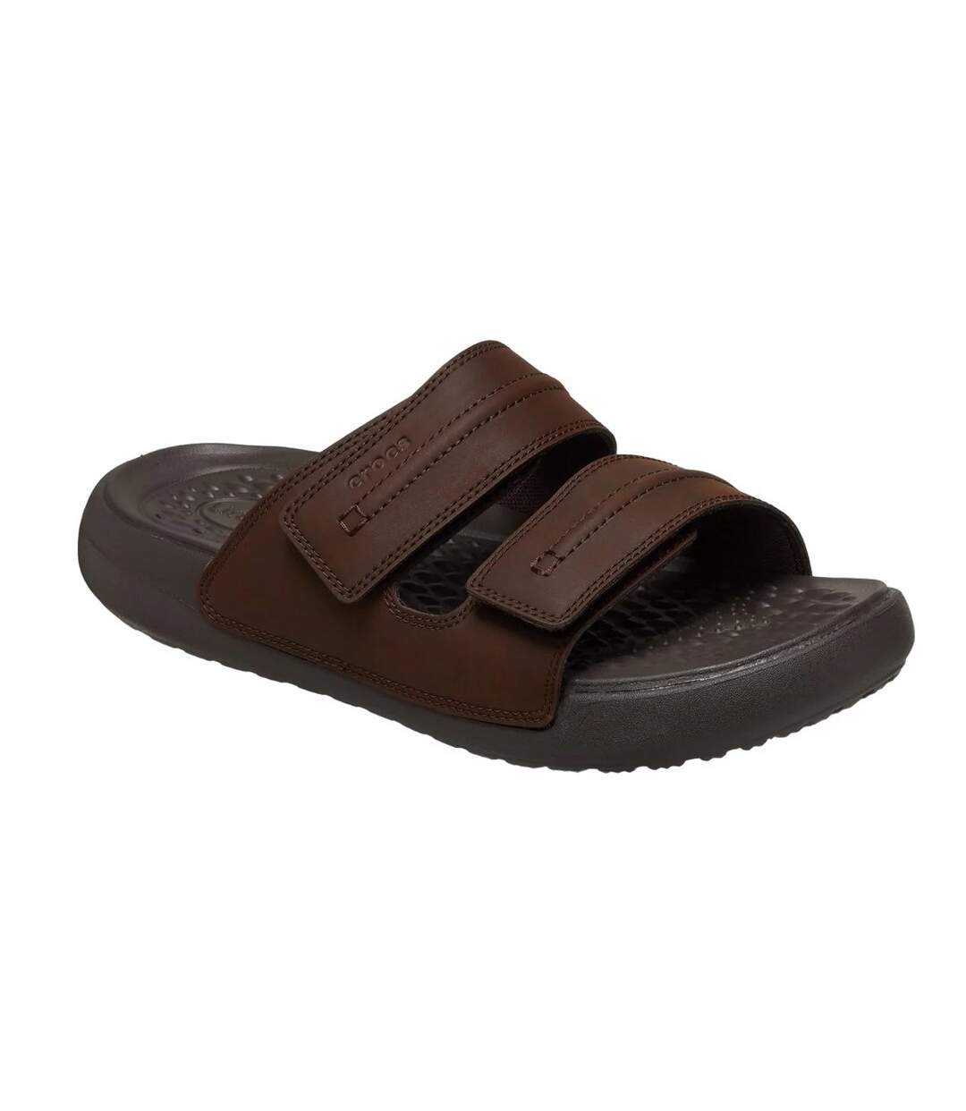 Tongs yukon vista homme marron foncé Crocs-1