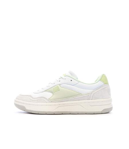 Baskets blanc/jaune femme tbs almeria