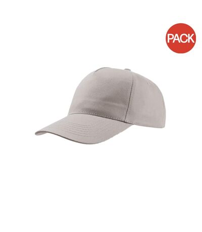 Lot de 2  casquettes start adulte gris clair Atlantis