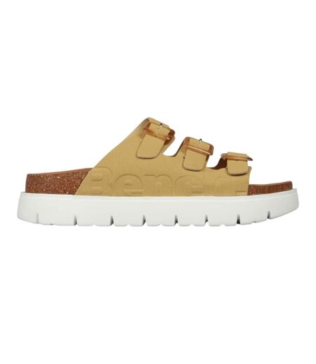 Womens/ladies Ushuaia Platform Sandals Sand Bench