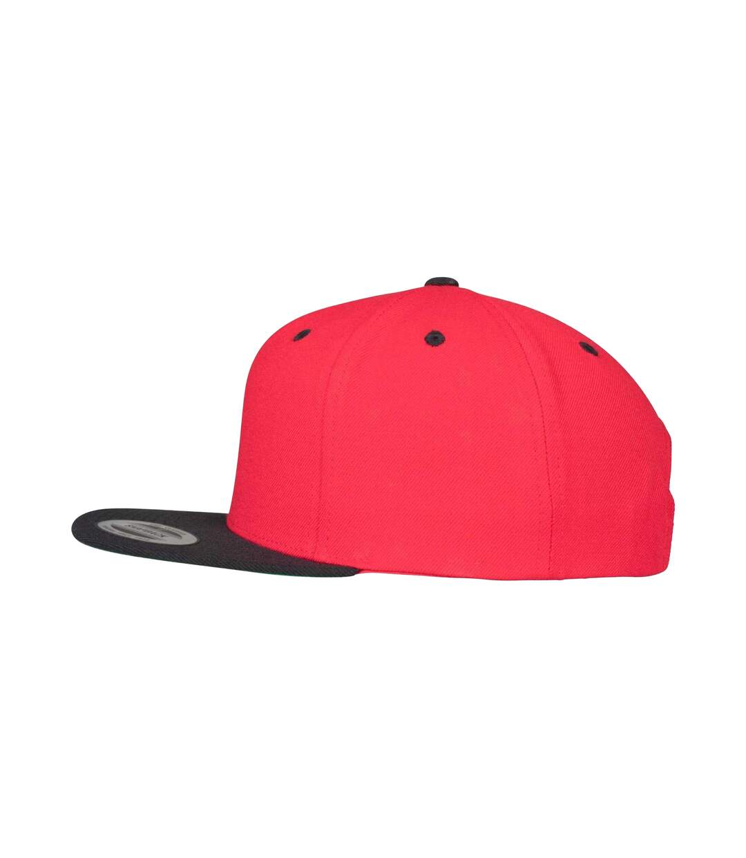 Classic Two Tone Cap Red Black Flexfit-3