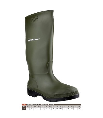 Dunlop Pricemastor PVC Welly / Mens Wellington Boots (Green) - UTFS103
