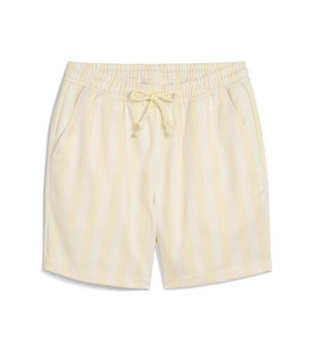 Short jaune à rayures homme puma the players lane