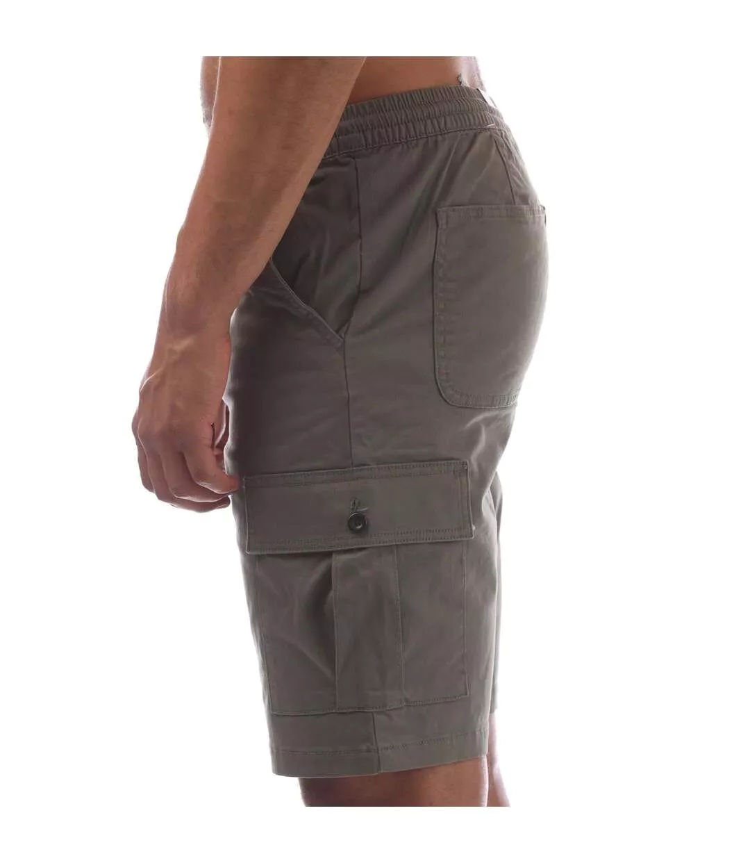 Short À Poches Crane Homme Vert Farah-3