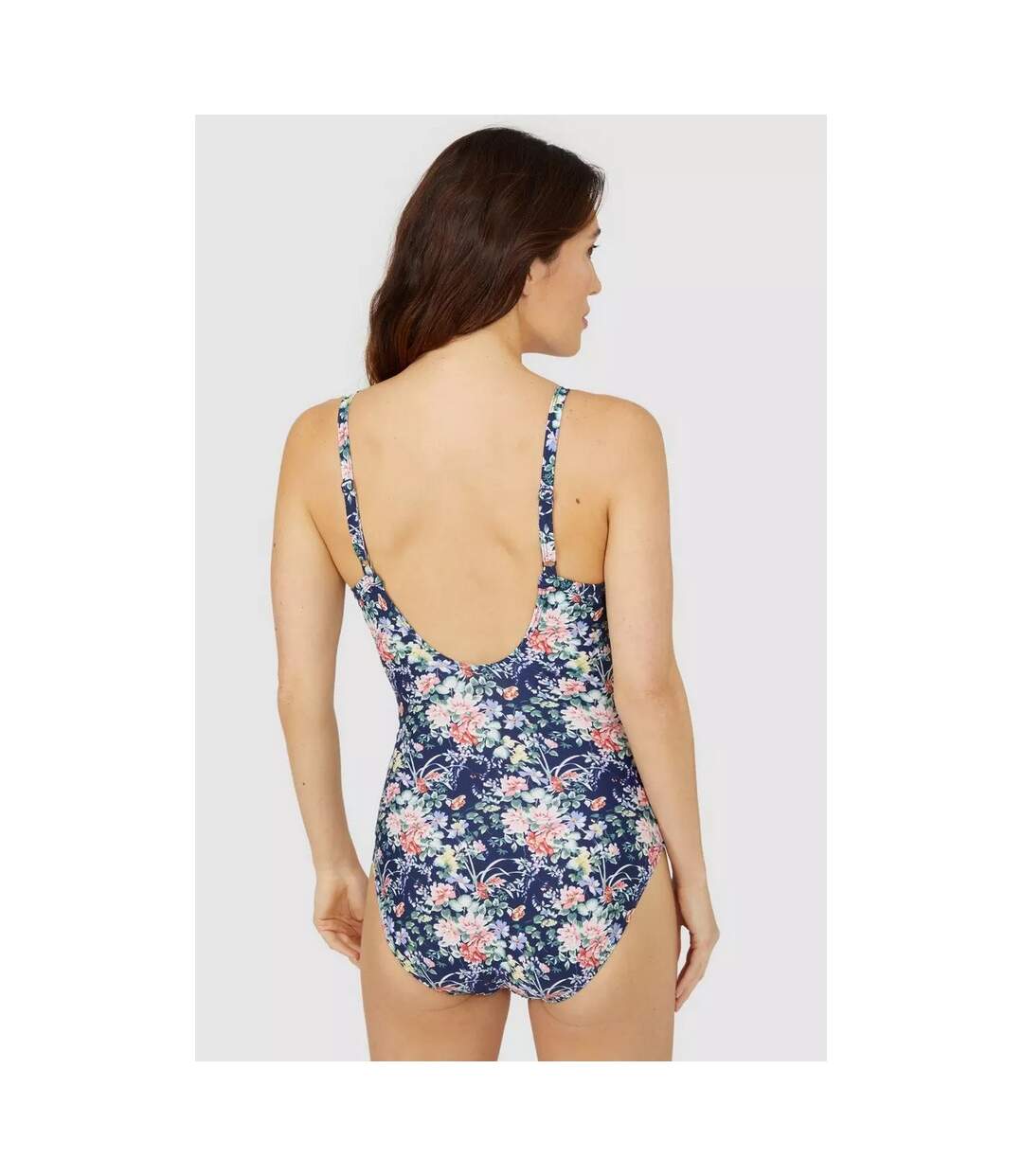 Maillot de bain 1 pièce femme bleu marine Debenhams