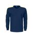 Mens 2020 T-shirt Navy Yellow Projob-1