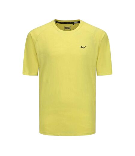 T-shirt Motif/style Logo Sur Poitrine Homme Jaune Fluo Everlast