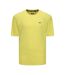 T-shirt Motif/style Logo Sur Poitrine Homme Jaune Fluo Everlast-1