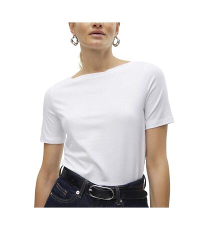 T-shirt Blanc Femme Vero Moda Panda - L