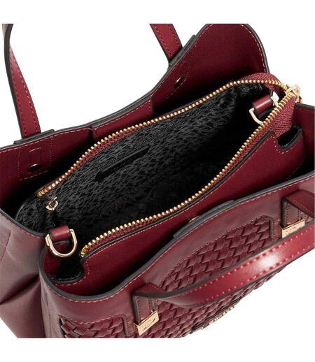 Sac À Main Motif/style Tissé Deavie Taille Unique Bordeaux Dune London