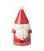 Boîte à Biscuits en Céramique Père Noël 33cm Rouge-1
