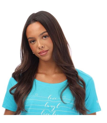 Womens/ladies Filandra Iii T-shirt Blue Regatta