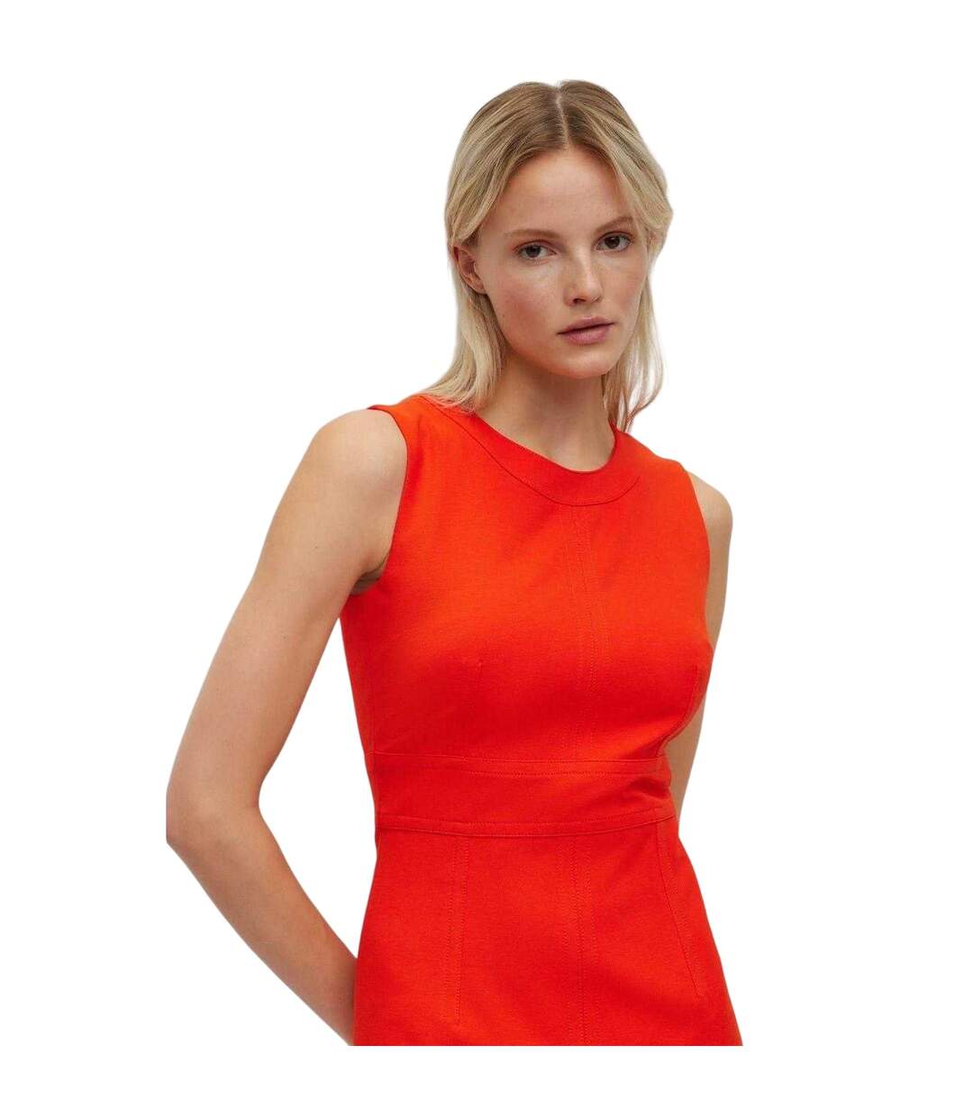 Robe Dirula Femme Orange Vif Boss-4
