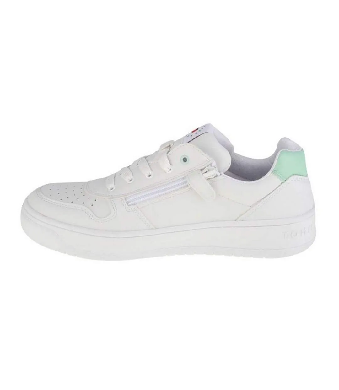 Baskets Motif/style À Lacets Femme Blanc Tommy Hilfiger-2