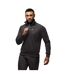Mens Kala Quarter Zip Jacket Black Farah-1