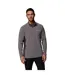 Mens Klamath Range Half Zip Fleece Top Grey Columbia-2