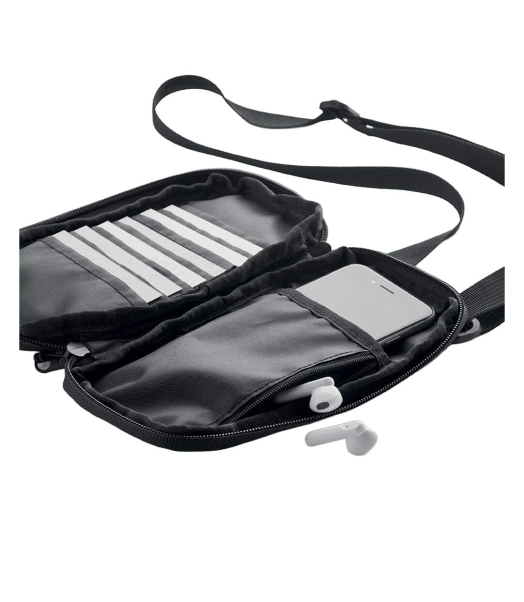 Valley wallet crossbody bag 20cm x 10cm x 2.5cm black MidOcean-4