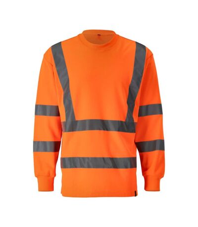 Sweat Motif/style Haute Visibilité Melita Homme Orange Mascot