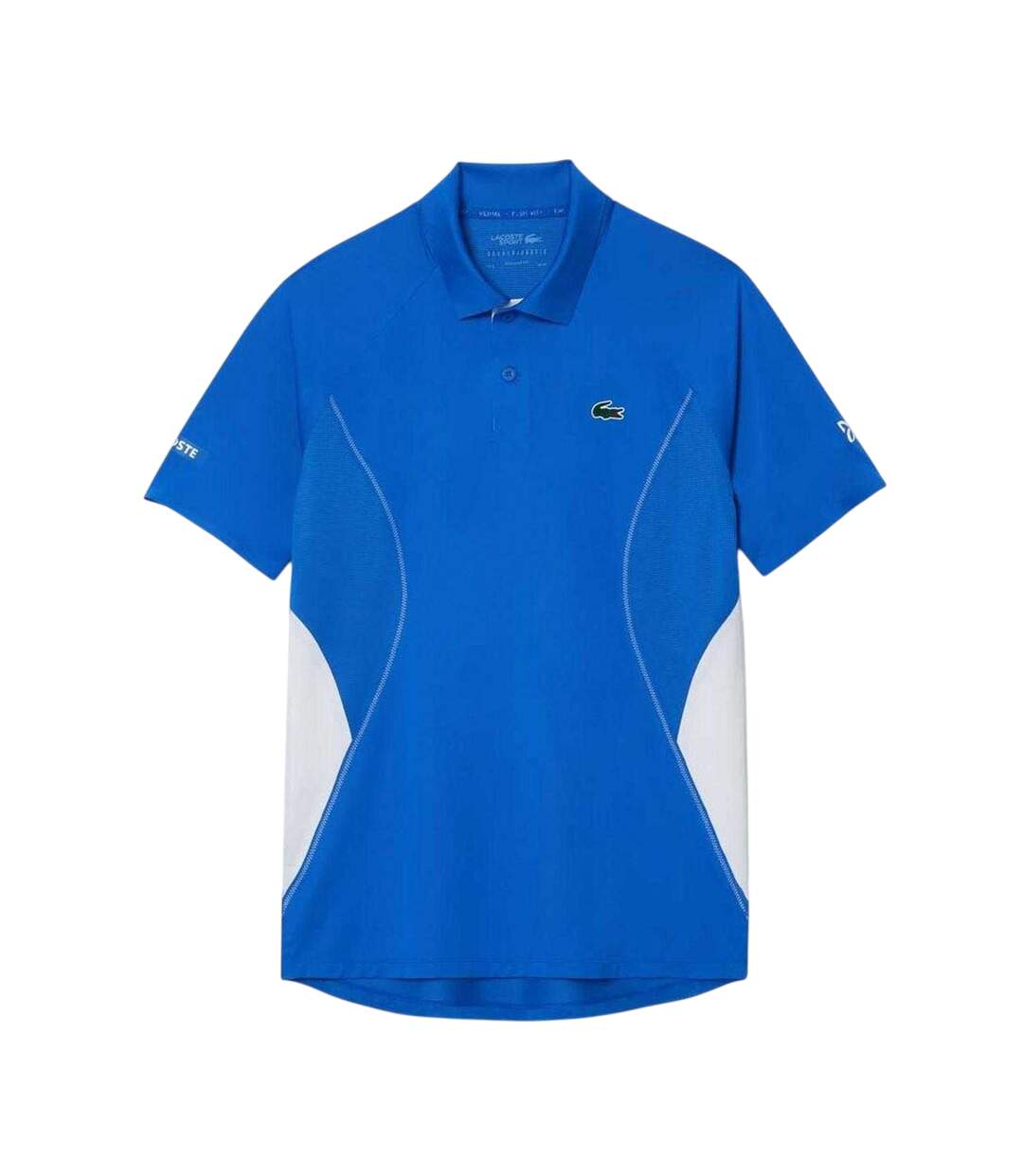 Polo Tennis Novak Djokovic Homme Bleu Lacoste-1