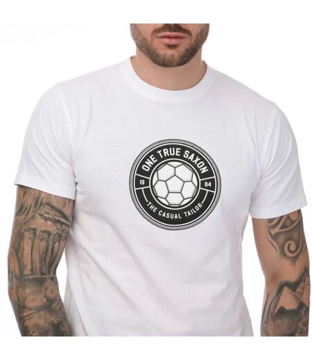 T-shirt baller homme blanc One True Saxon