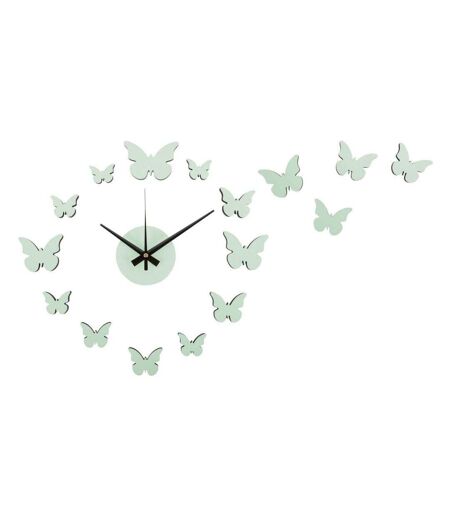 Horloge murale pastel DIY Butterfly