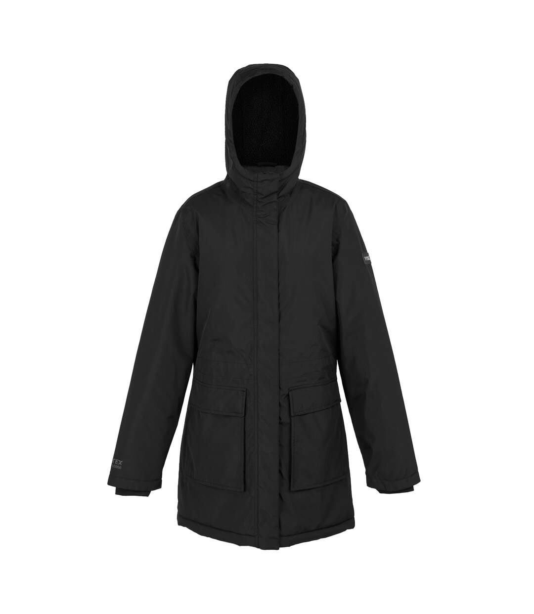 Womens/ladies Voltera Heated Waterproof Jacket Black Regatta-2