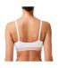 Brassière blanc/rose femme lacoste if8181-2