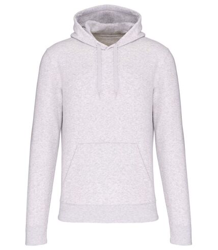 Sweat à capuche écoresponsable - Homme - K4027 - gris ash chiné