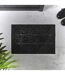 Paillasson Embosse Antidérapant 40x60cm Noir-2