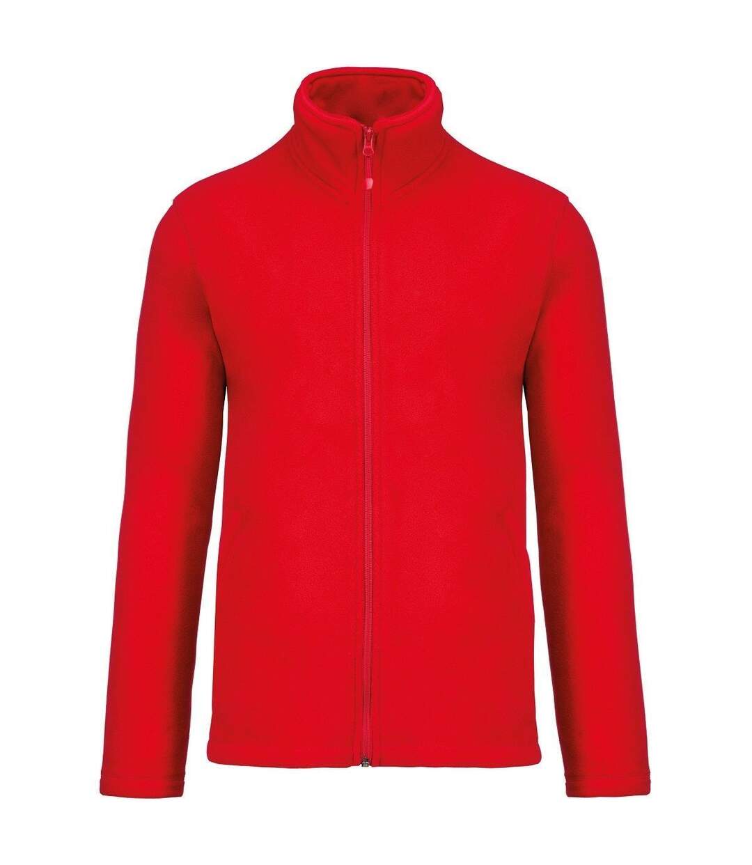 Veste micropolaire zippée - Homme - K911 - rouge